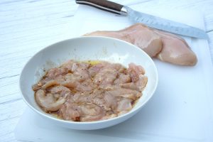 poulet mariné noisette